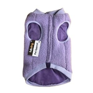 NEW Fab Dog Vest Size Medium‎ Purple Warm Outerwear